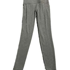 NWOT Athleta Salutation Stash Pocket II 7/8 Tight, Grey Heather SIZE ST #531321